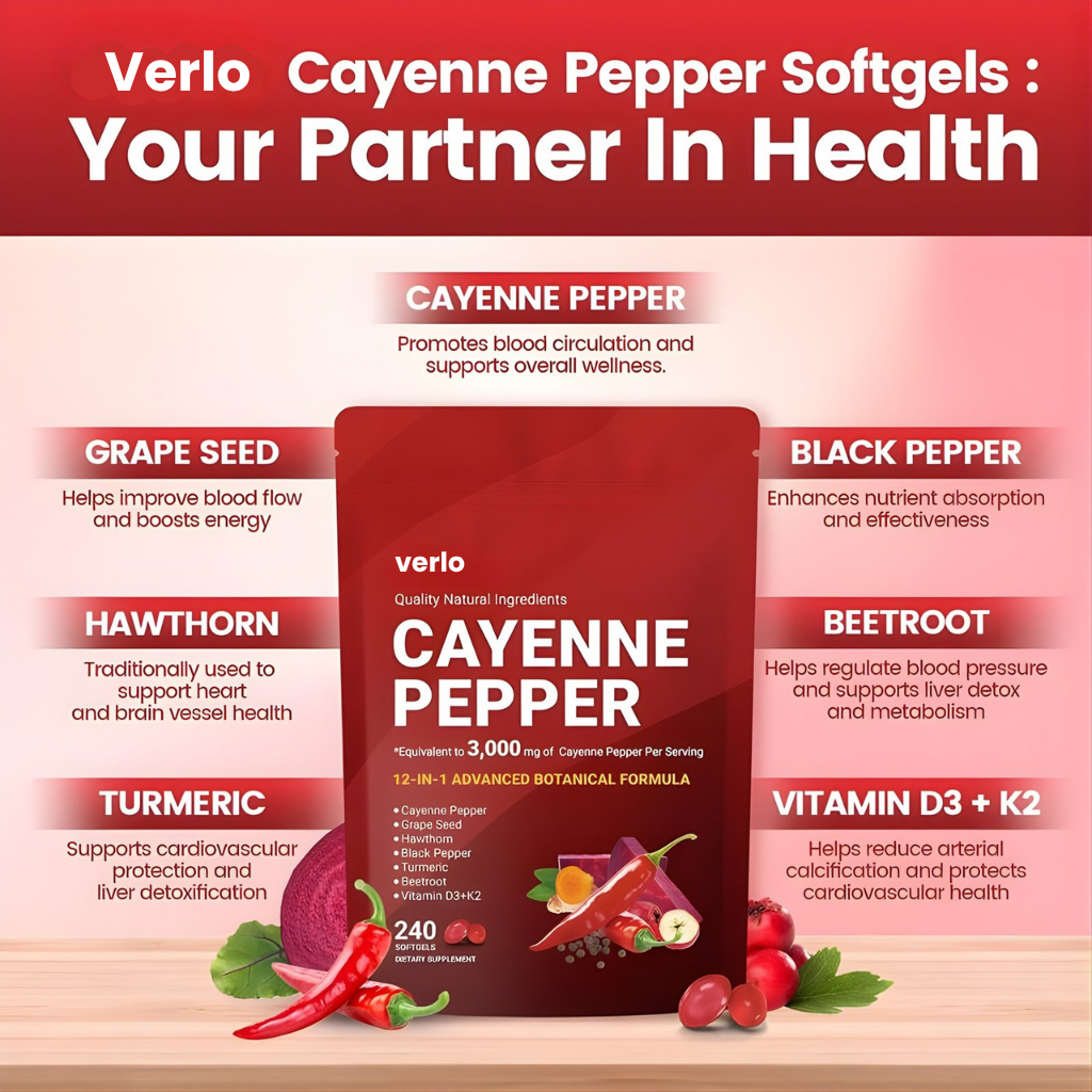Cayenne Pepper Vein Restore Softgels