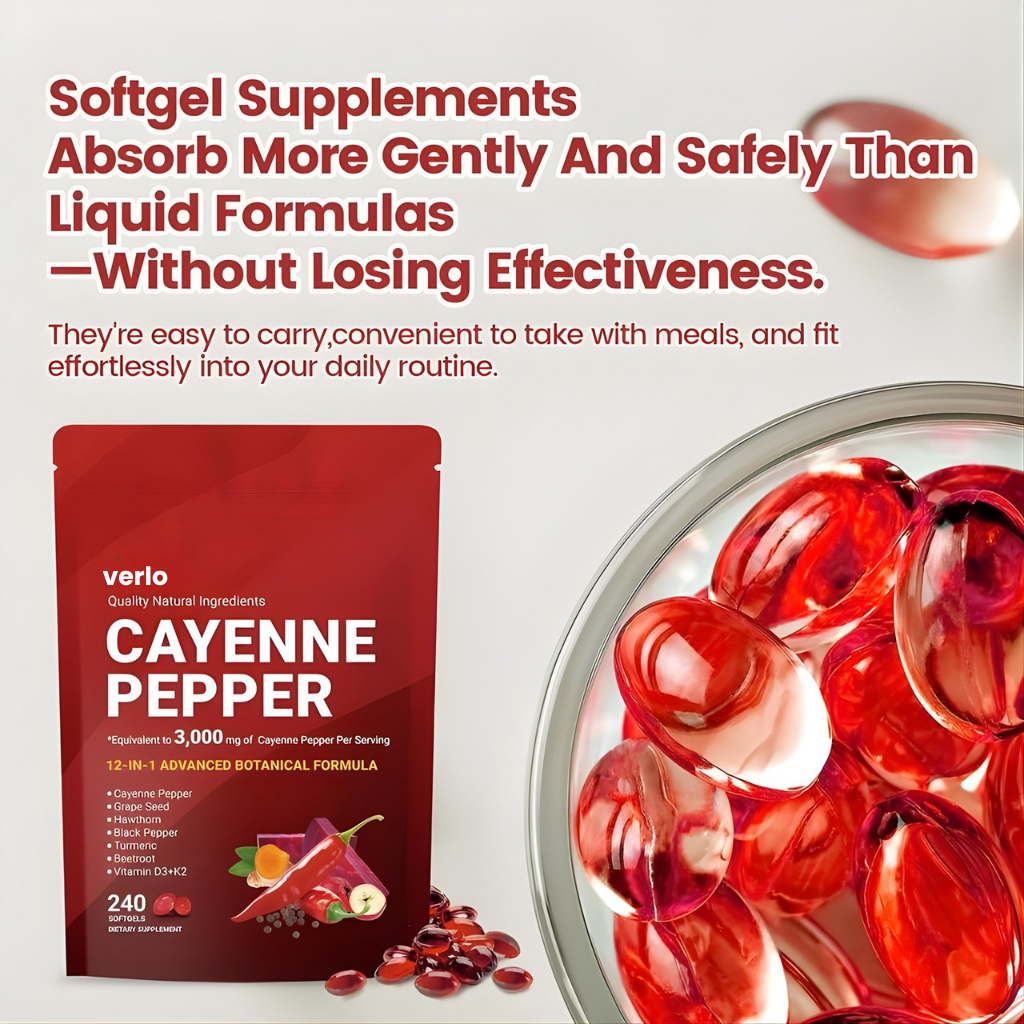 Cayenne Pepper Vein Restore Softgels