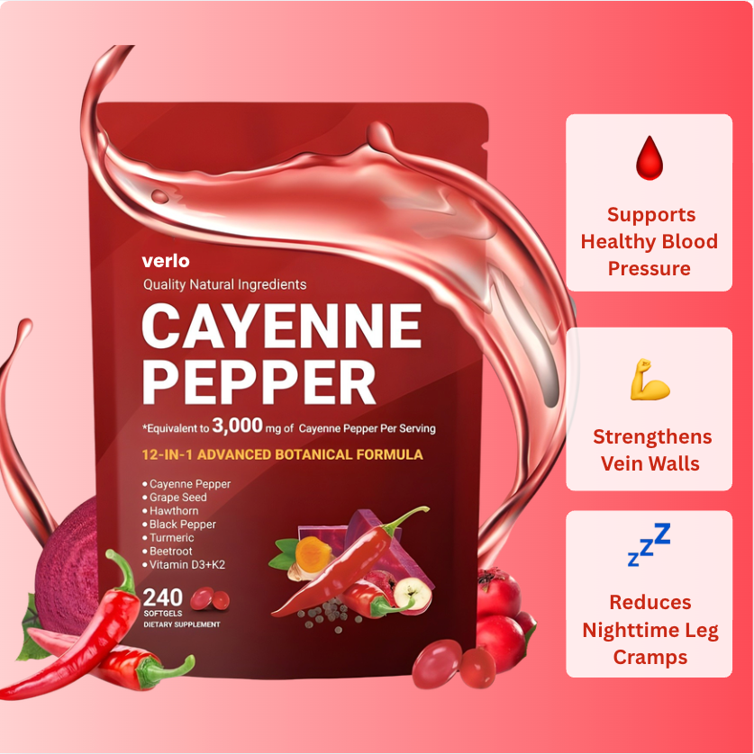 Cayenne Pepper Vein Restore Softgels